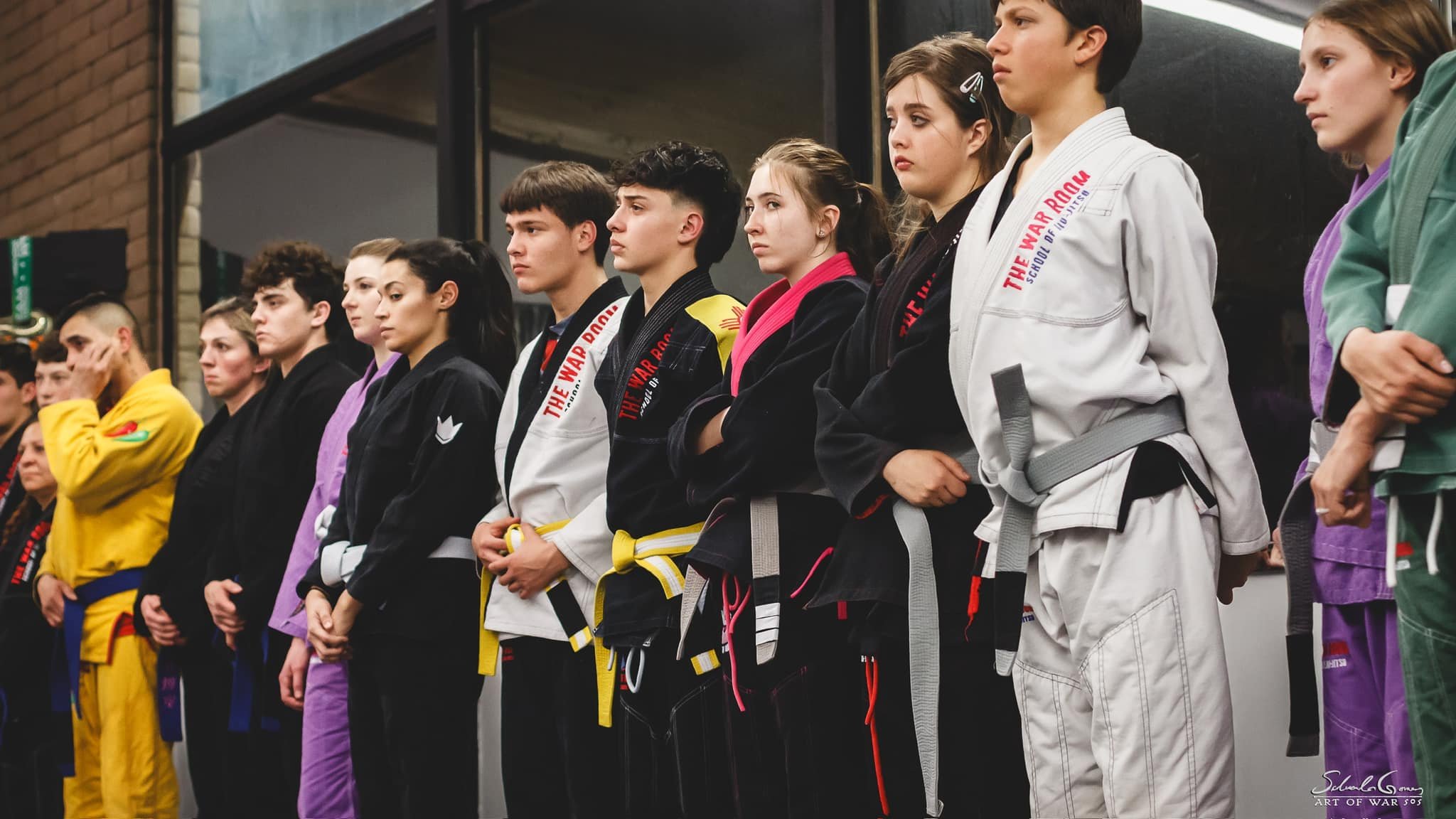 War Room class lined up